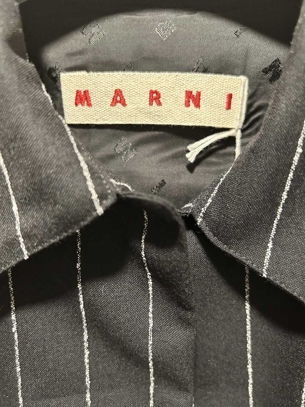 Marni Marni Black Virgin Wool Shirt - image 3