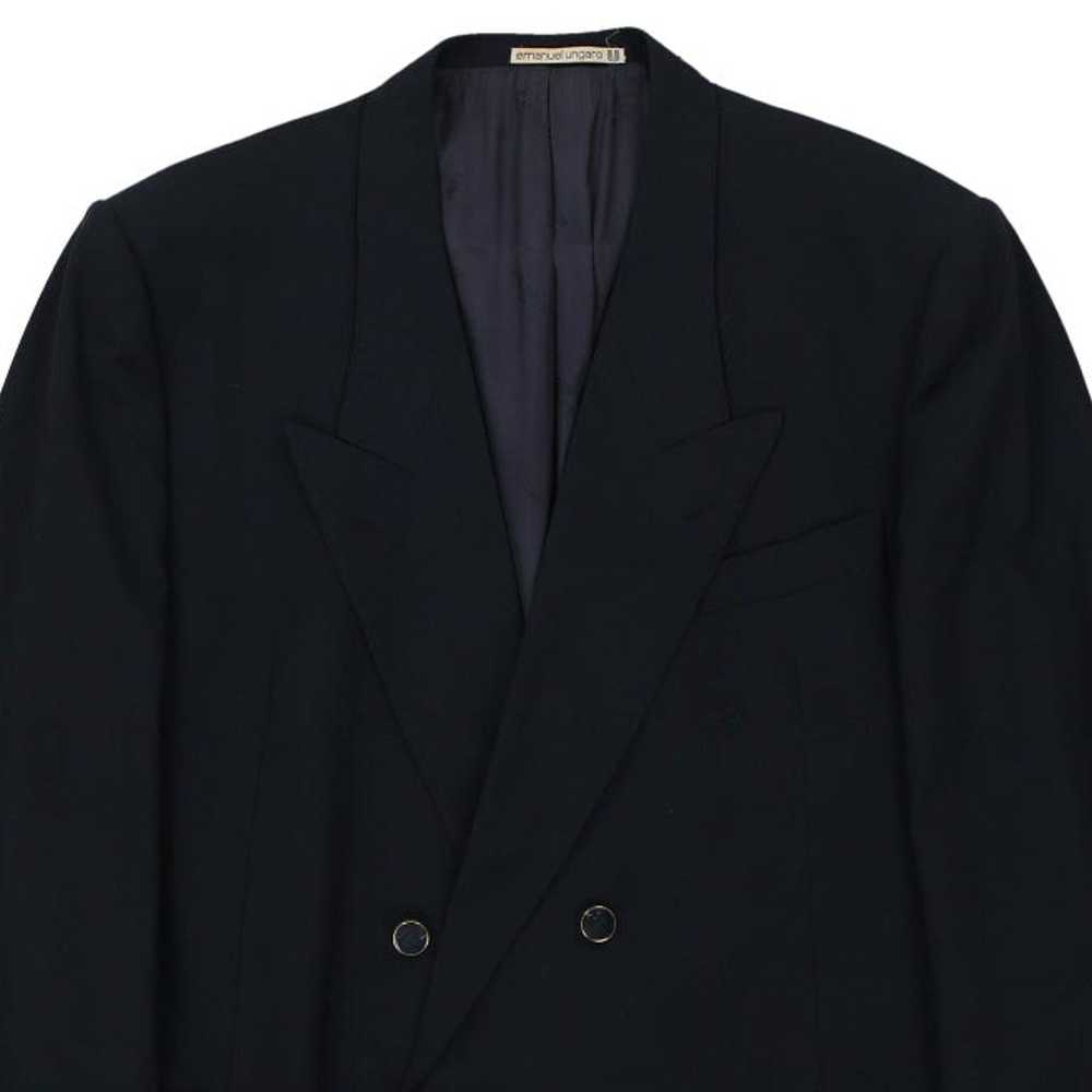 Emanuel Ungaro Blazer - Large Navy Wool - image 5