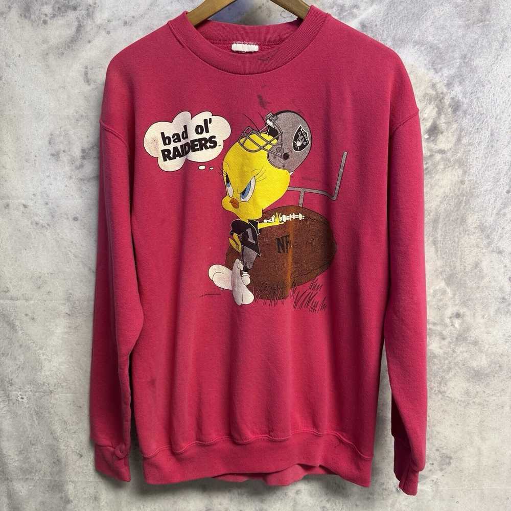 NFL × Vintage Vintage Oakland Raiders Looney Tune… - image 1