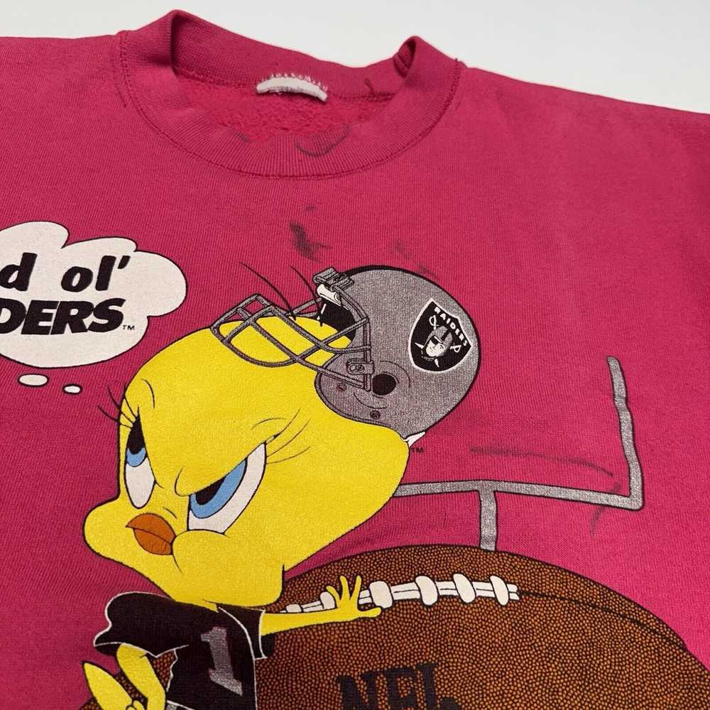 NFL × Vintage Vintage Oakland Raiders Looney Tune… - image 4