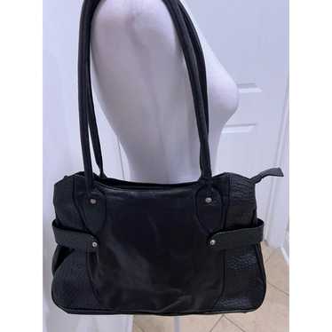 100% Leather Black Purse Made in Colombia