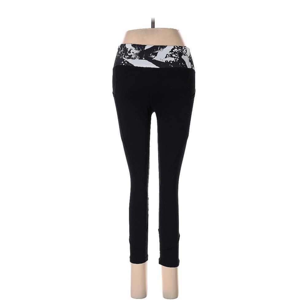 Lululemon Black & White Printed Waist Crop Leggin… - image 2