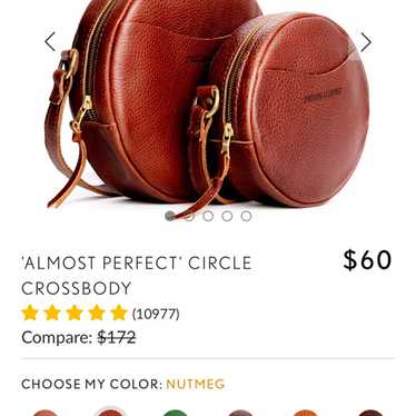 Portland Leather newest Goods Disco Circle Crossbody