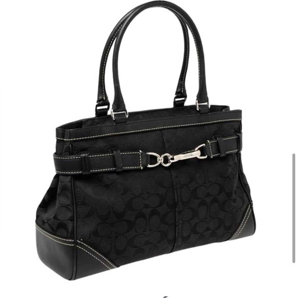 Coach Hampton signature business carryall tote - image 5