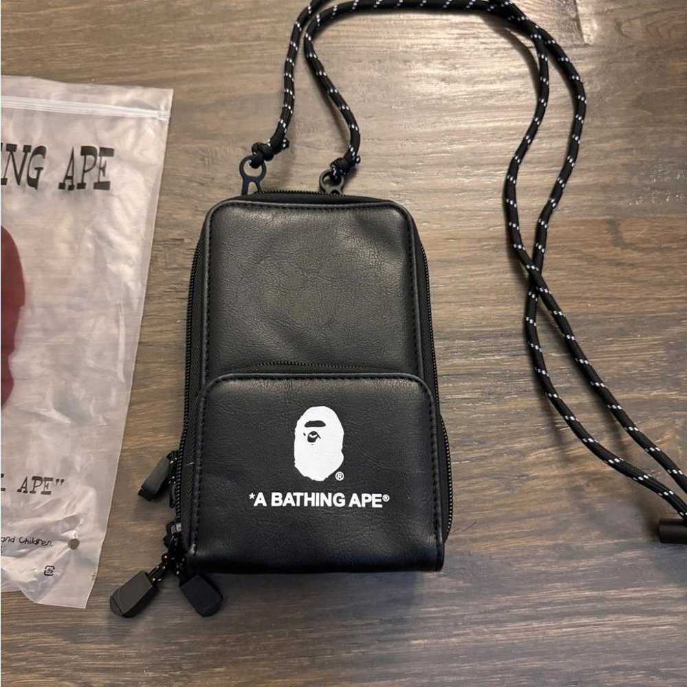 Bape crossbody bag small size black color - image 1