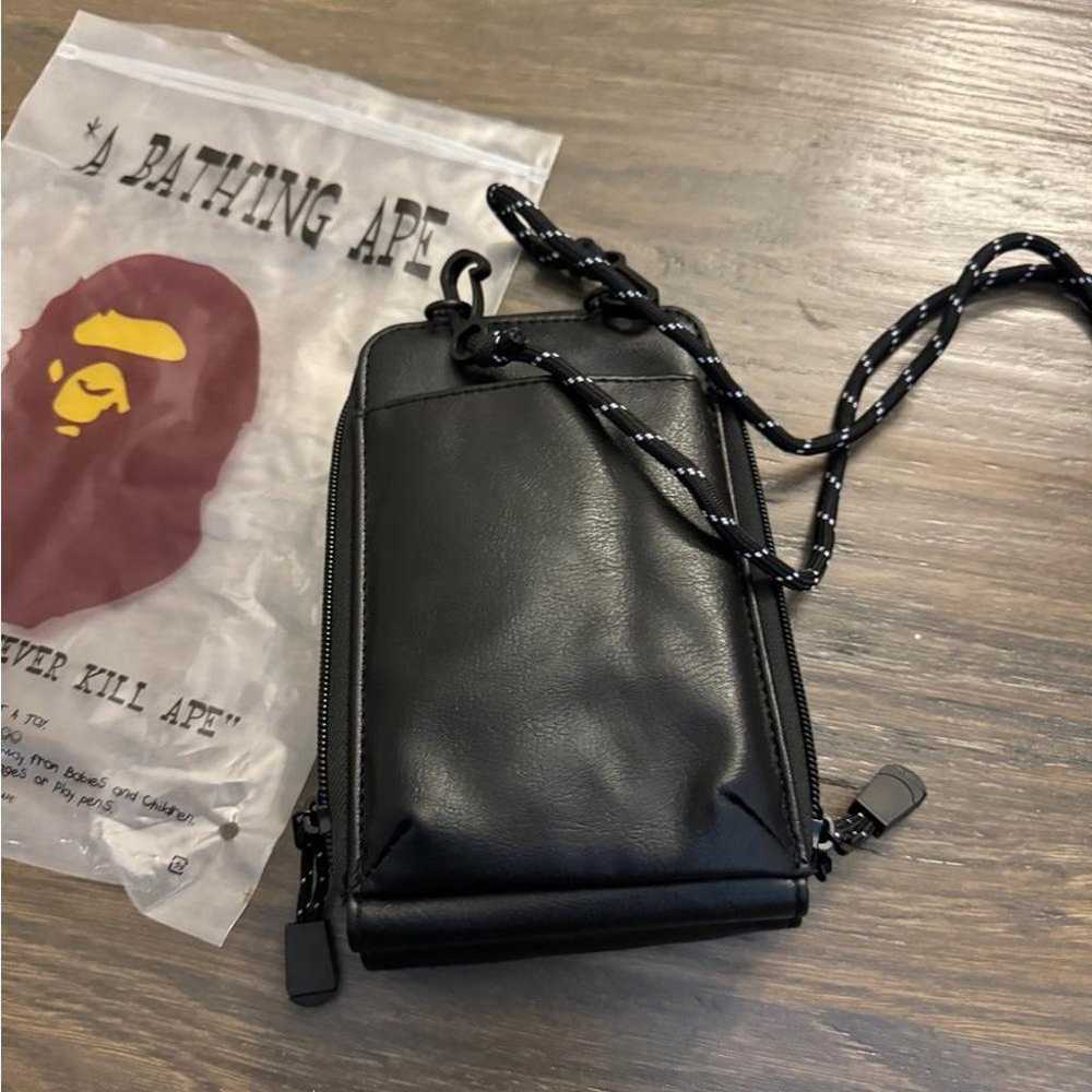 Bape crossbody bag small size black color - image 6