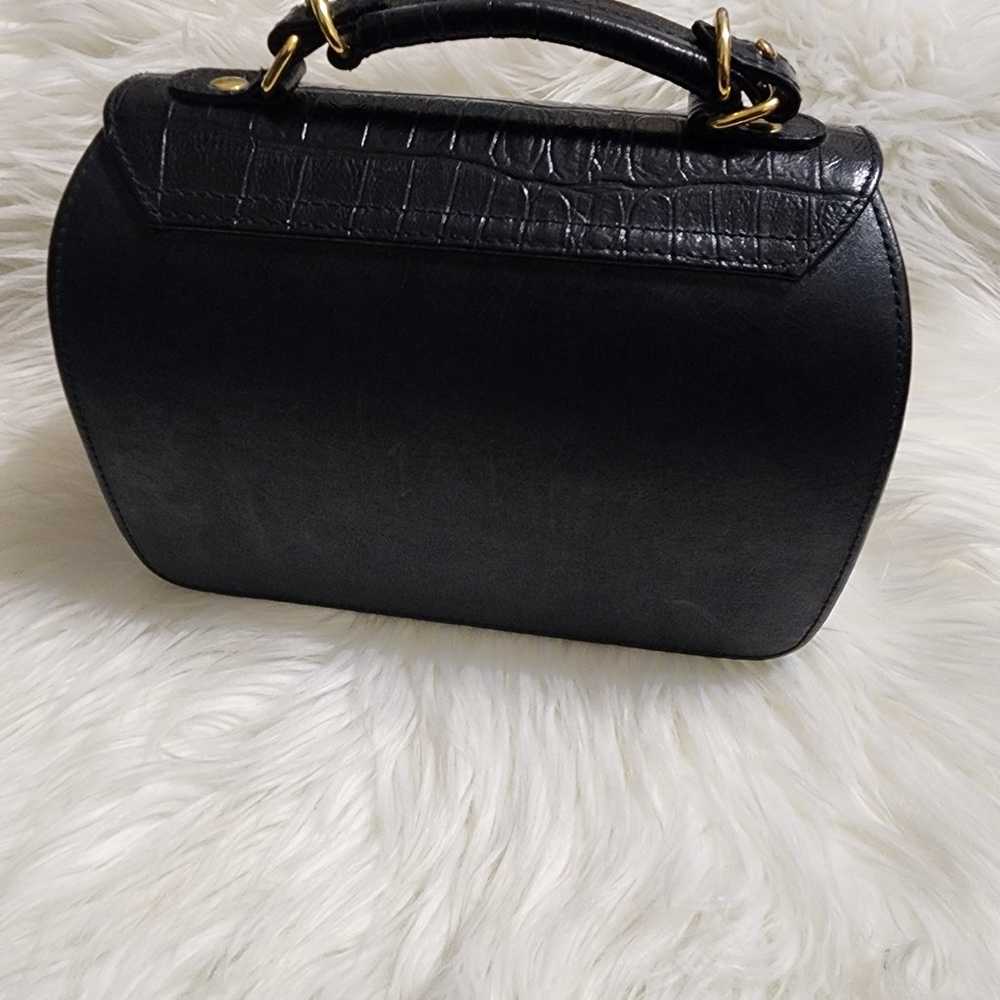 Belle Rose Black round vintage bag - image 2