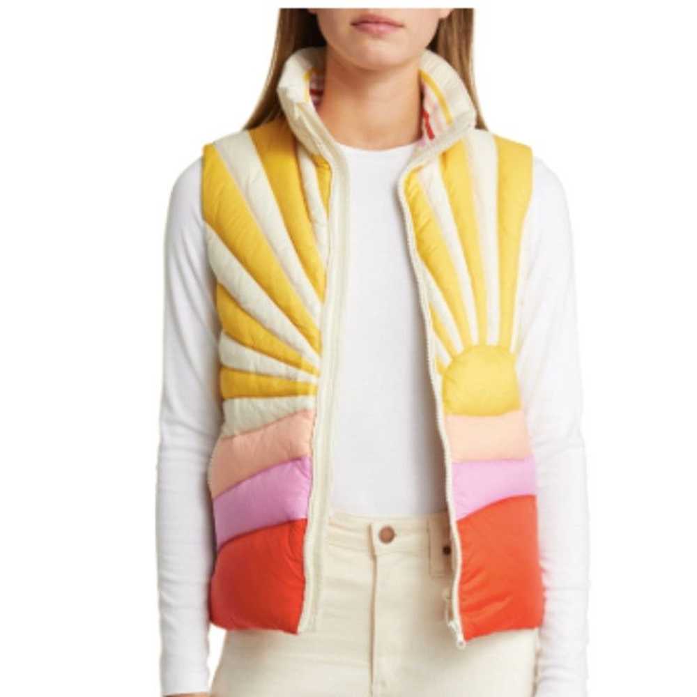 Marine Layer Marine Layer Archive Puffer Vest, Br… - image 3