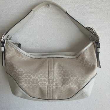 Coach One Shoulder Bag Signature Canvas - image 1