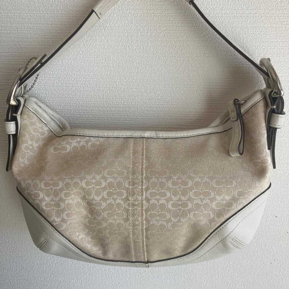 Coach One Shoulder Bag Signature Canvas - image 2