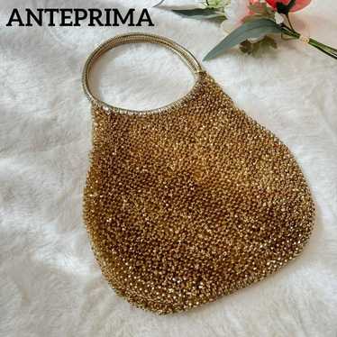 【Like New✨】ANTEPRIMA Wire Bag Round Gold