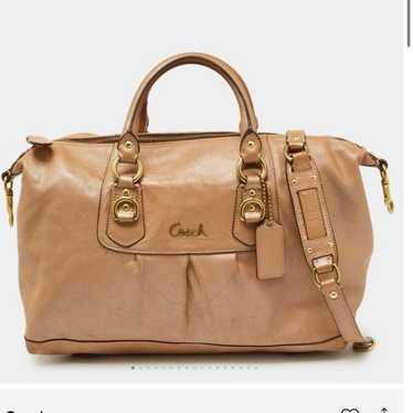 COACH Ashley Leather Satchel