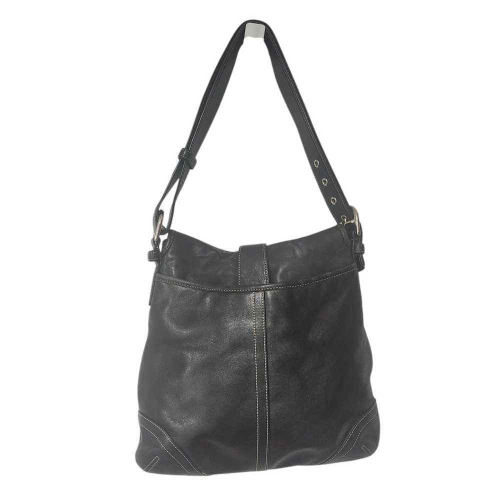 Coach Soho Crossbody Messenger Black Leather Shou… - image 2