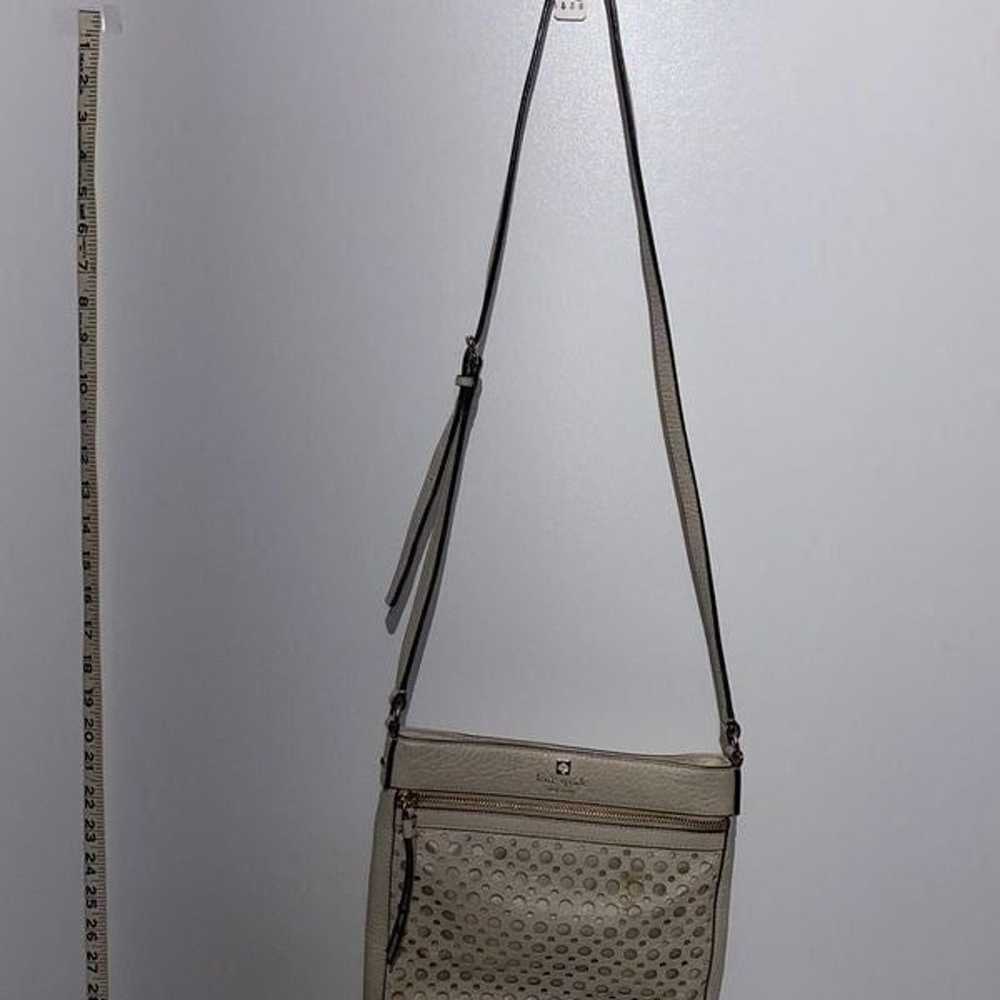 Kate Spade Cream Perri Lane Bubbles Perforated Le… - image 3