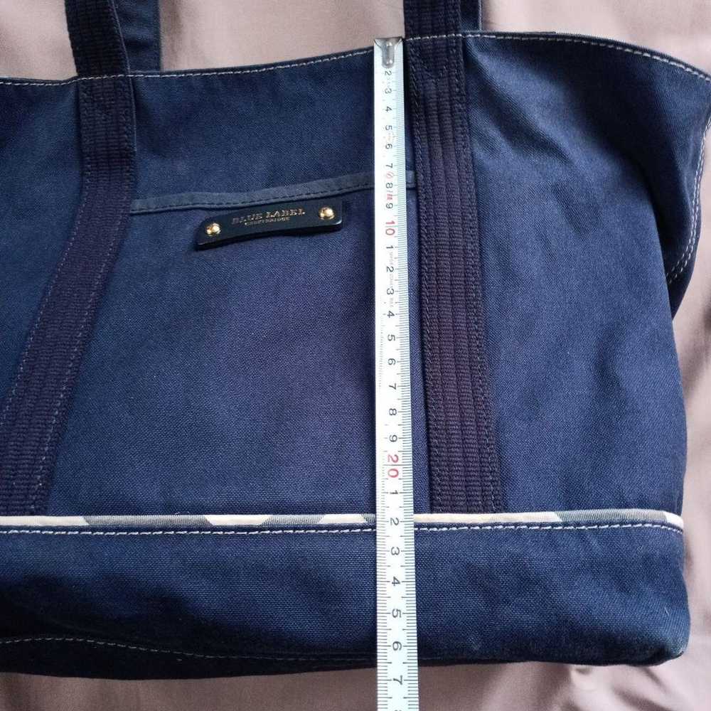 Blue Label Crestbridge Denim Reversible Tote Bag - image 11