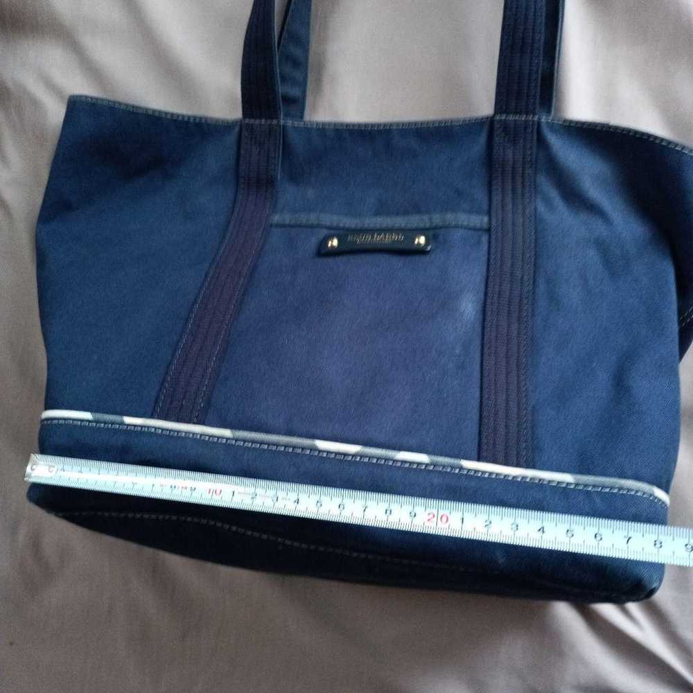 Blue Label Crestbridge Denim Reversible Tote Bag - image 12