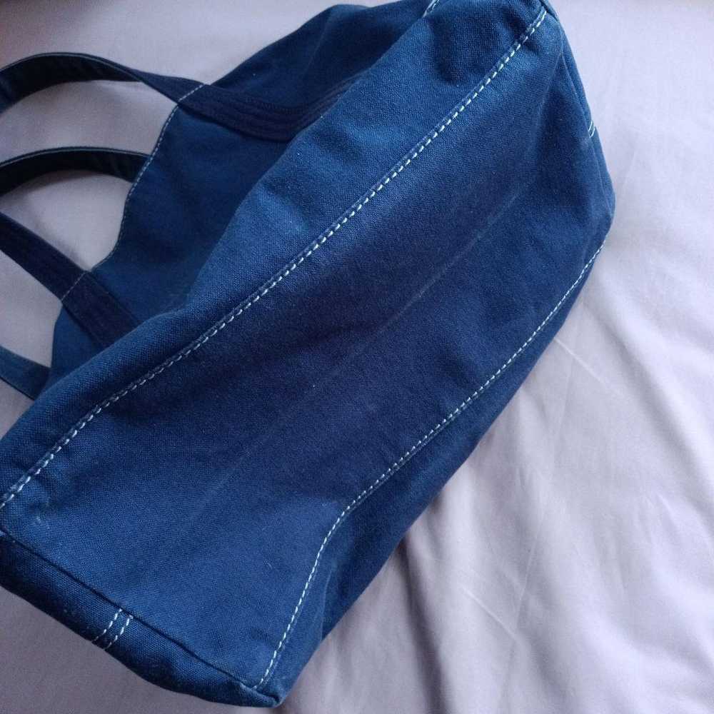 Blue Label Crestbridge Denim Reversible Tote Bag - image 6