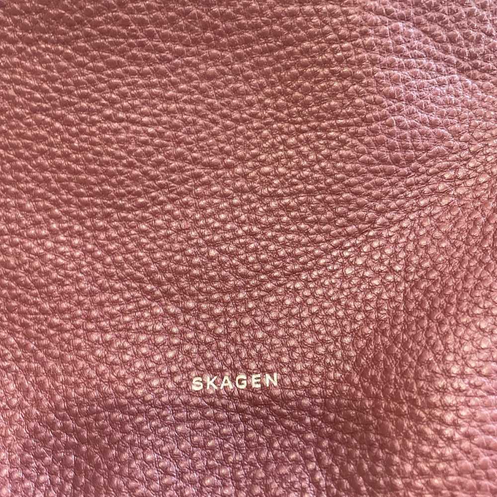 Maroon Skagen shoulder bag - image 2