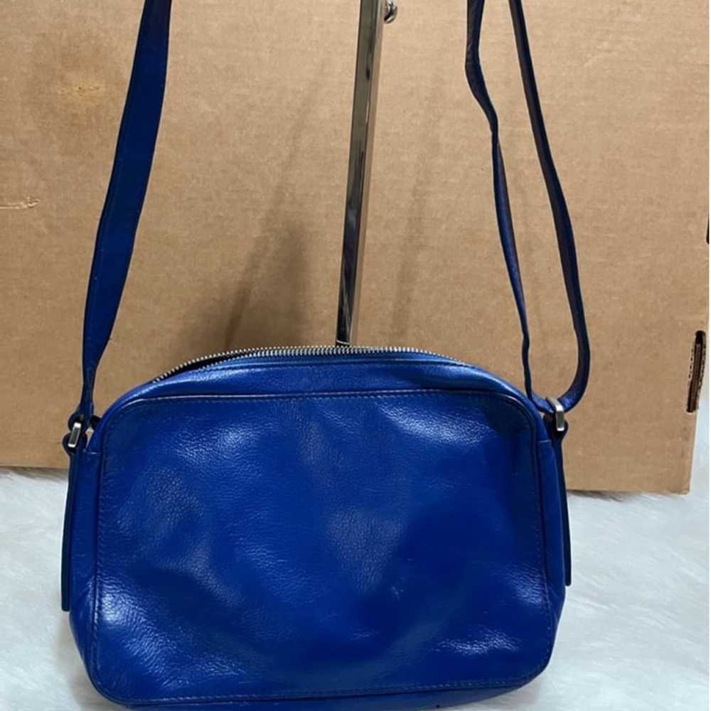 Fossil Riley Sapphire Blue Hobo Crossbody Purse, … - image 5