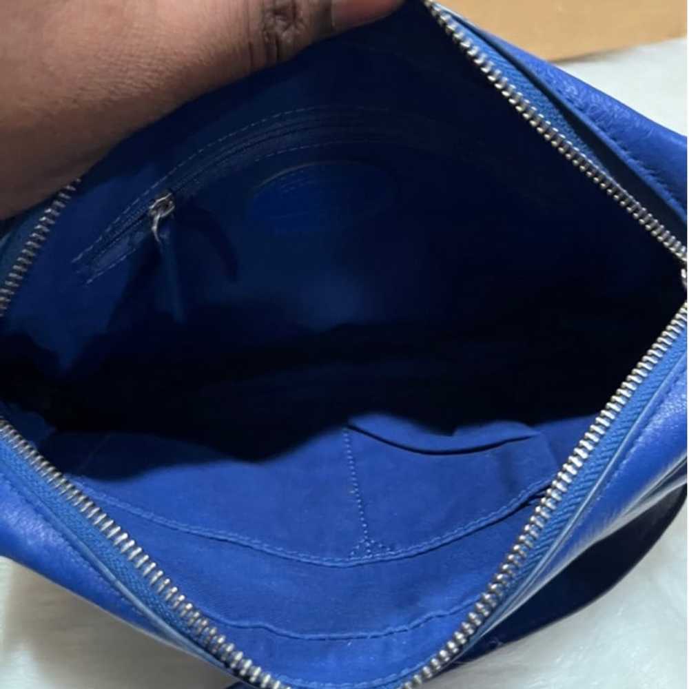 Fossil Riley Sapphire Blue Hobo Crossbody Purse, … - image 7