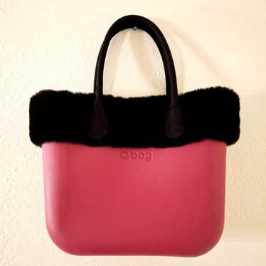 Italian made pink tote O bag - image 1