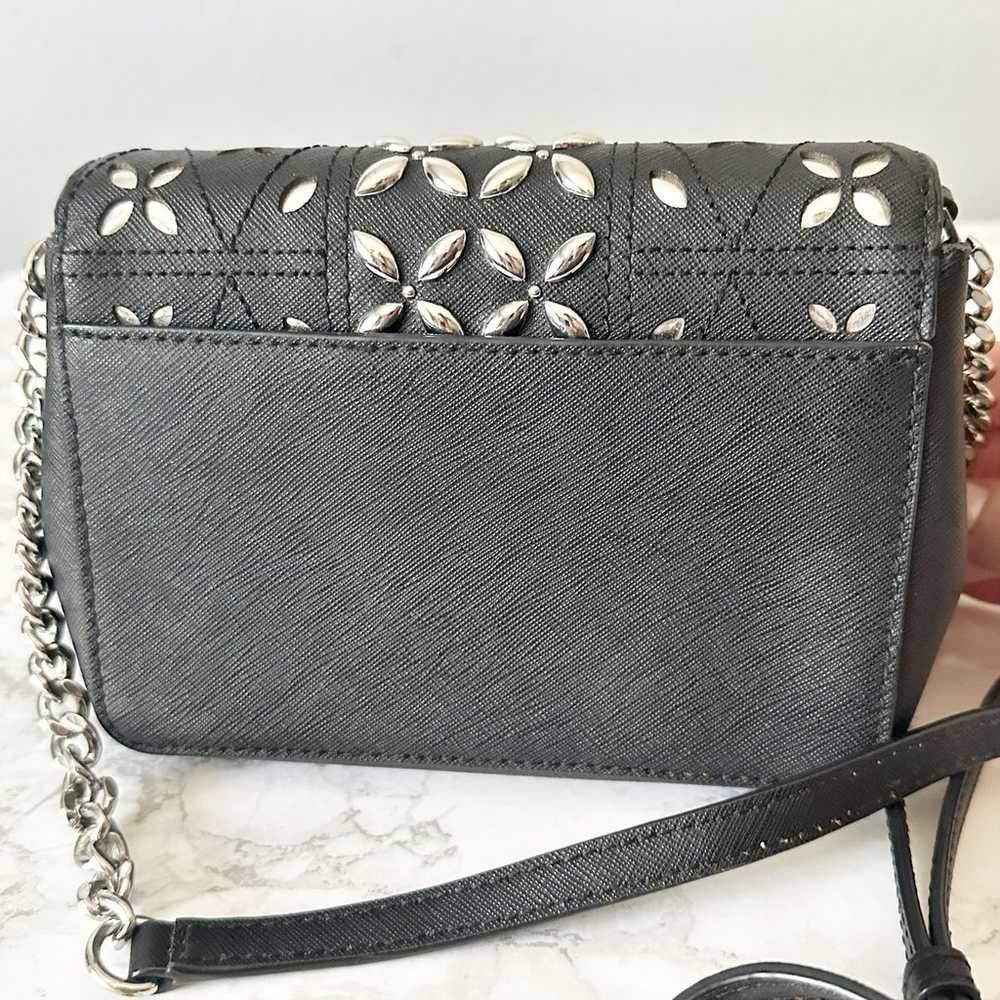 Michael Kors Black Saffiano Leather Silver Mirror… - image 6