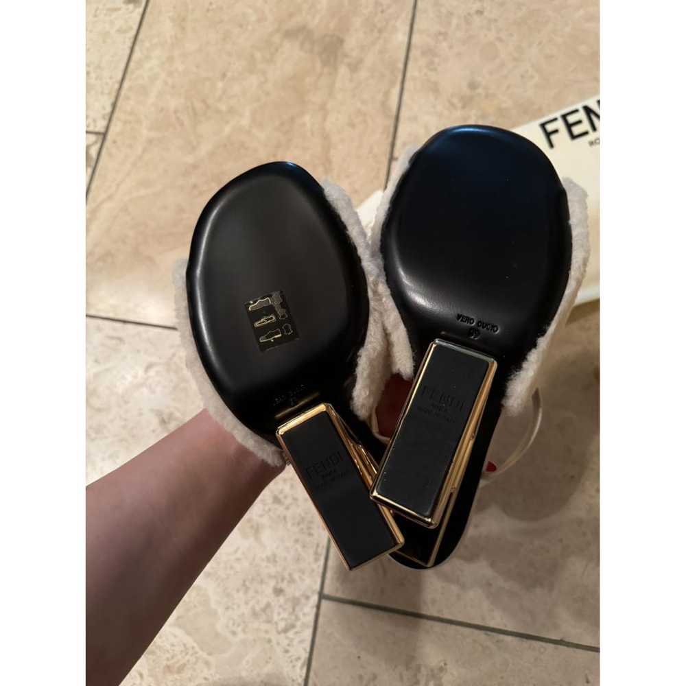 Fendi Fendi First leather mules - image 11