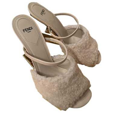 Fendi Fendi First leather mules - image 1