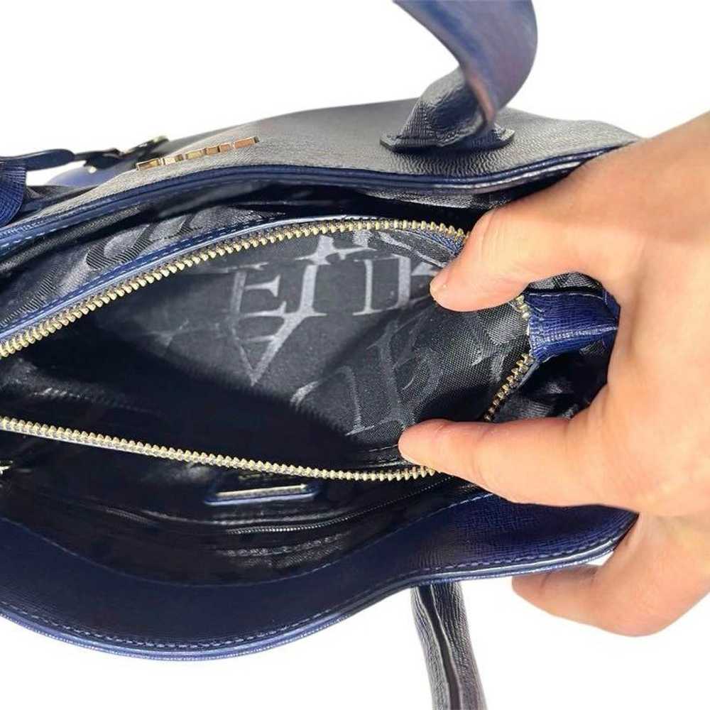 FURLA 2-way shoulder hand bag navy navy - image 8