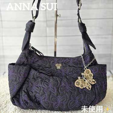 【Super Beautiful】ANNA SUI Quilted Bag Tote Bag Emb