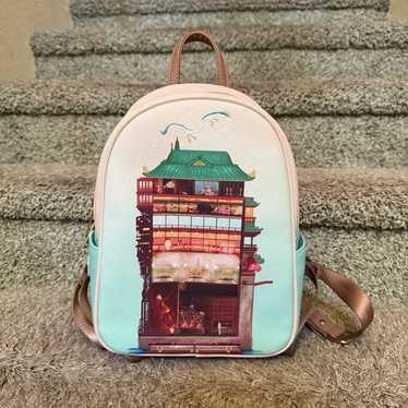 Loungefly Studio Ghibli Spirited Away Landmarks Mini cheapest Backpack BoxLunch Exclusive