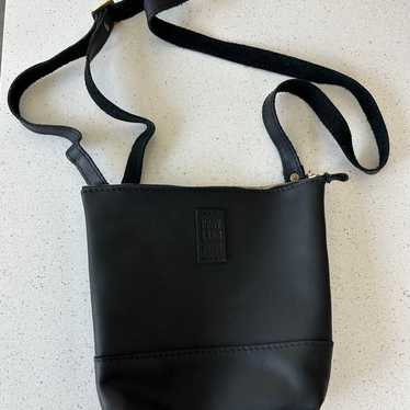 Portland Leather Goods Black Crossbody Bag