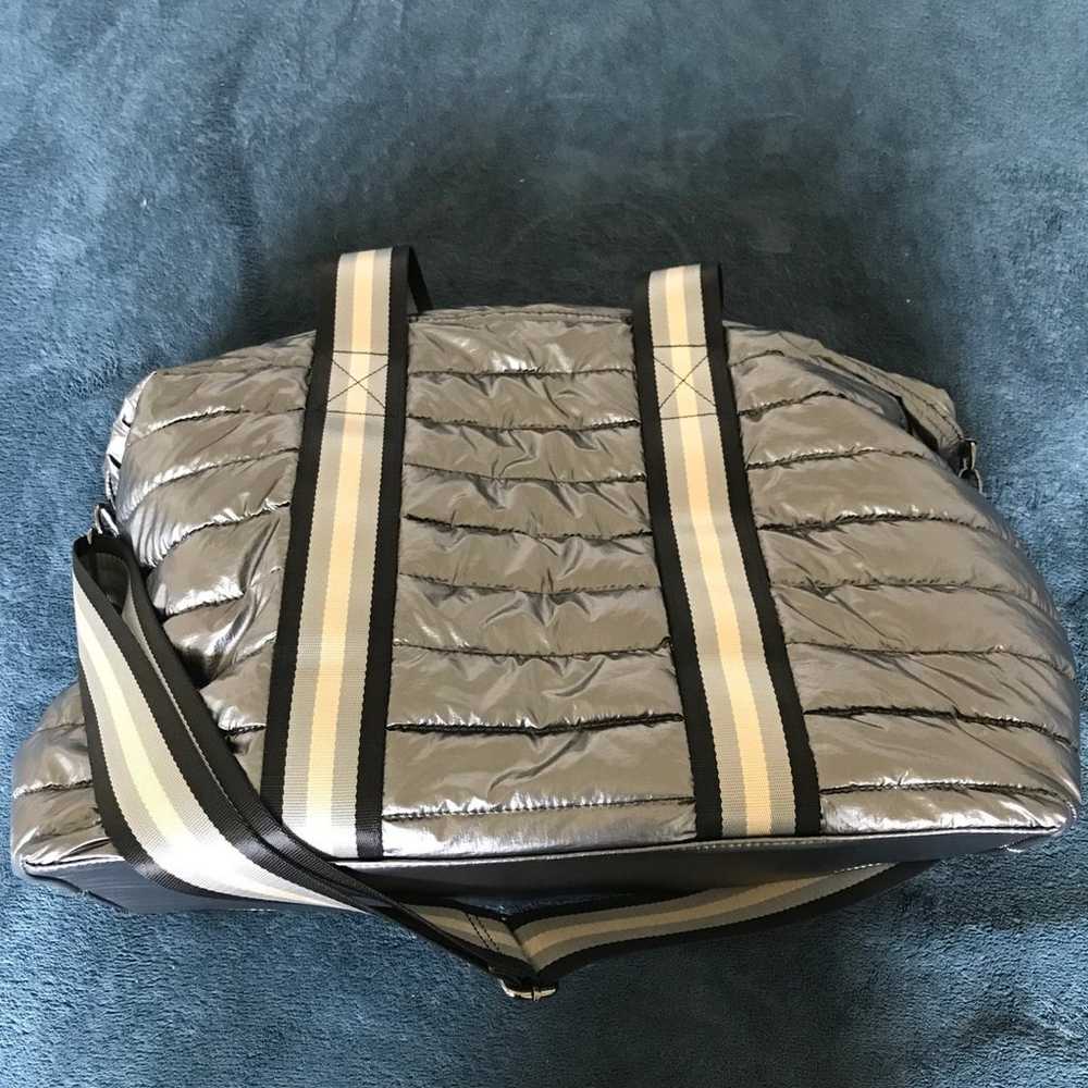 Fabletics puffer quilted nylon weekender large to… - image 4