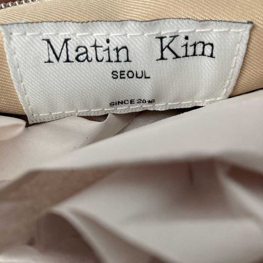 Matia Kim Half-Shirred Ribbon Round Bag White - image 4