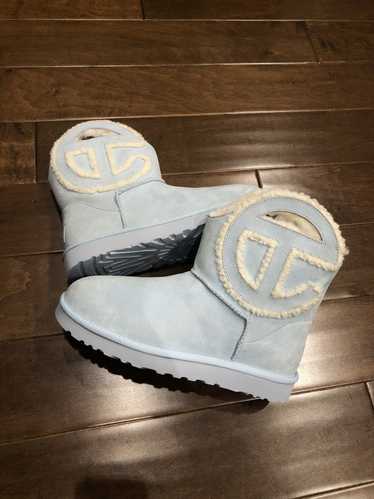 Telfar × Ugg Telfar x UGG Blue Mini Short Logo Bo… - image 1