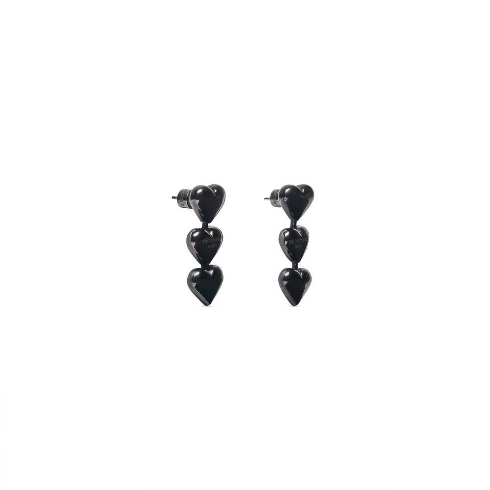 Balenciaga o1mt1gz1224 Size: OS / Heart Earrings … - image 4