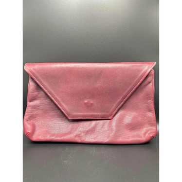 VINTAGE 70’s Red Leather Clutch - image 1