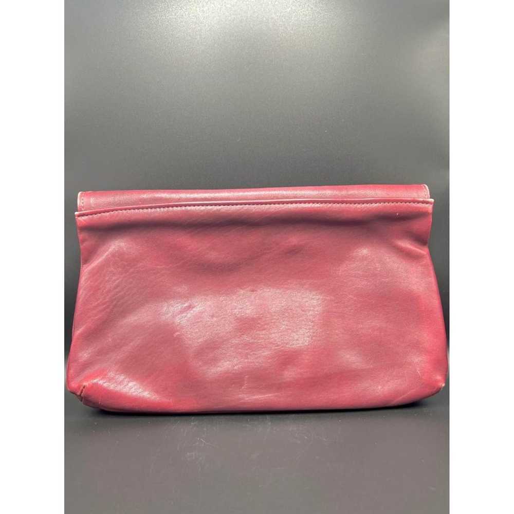 VINTAGE 70’s Red Leather Clutch - image 4