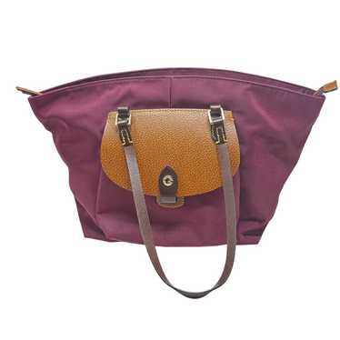 Dooney And Bourke Nylon Leather Pocket Shopper To… - image 1