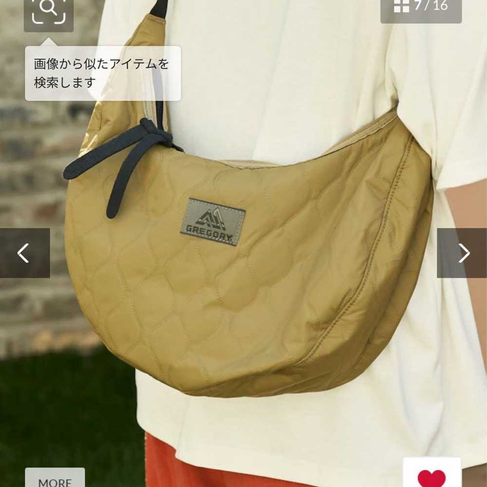 Excellent condition! Gregory ☆ Olive shoulder bag - image 3