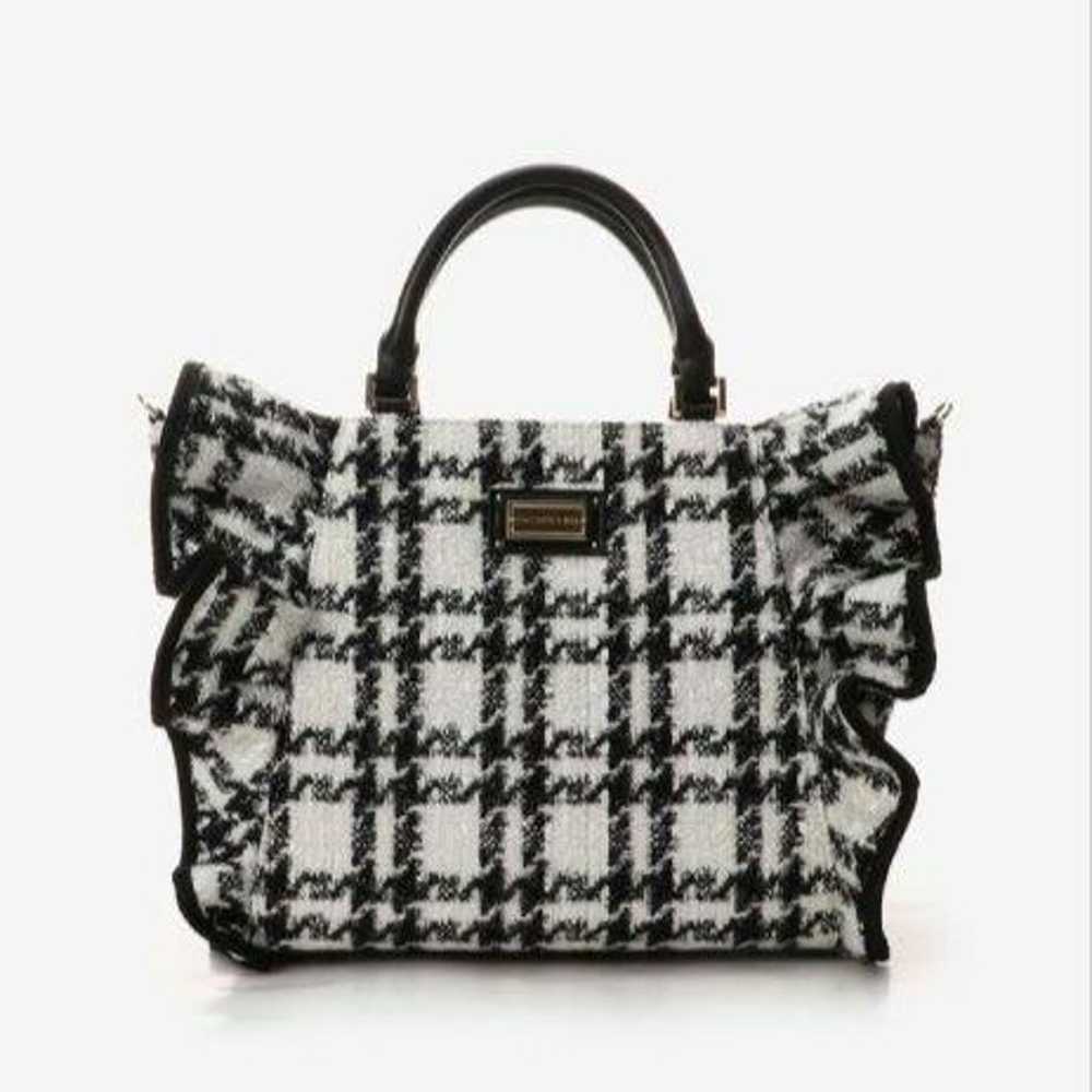 Samantha Vega Tweed Frill Bag (Large) Check Saman… - image 1