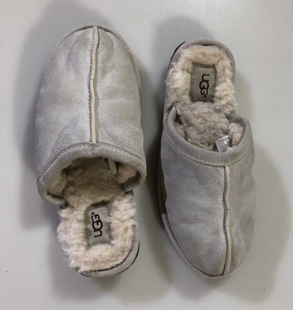 Ugg Ugg pure natural suede/wool shearling logo sl… - image 8