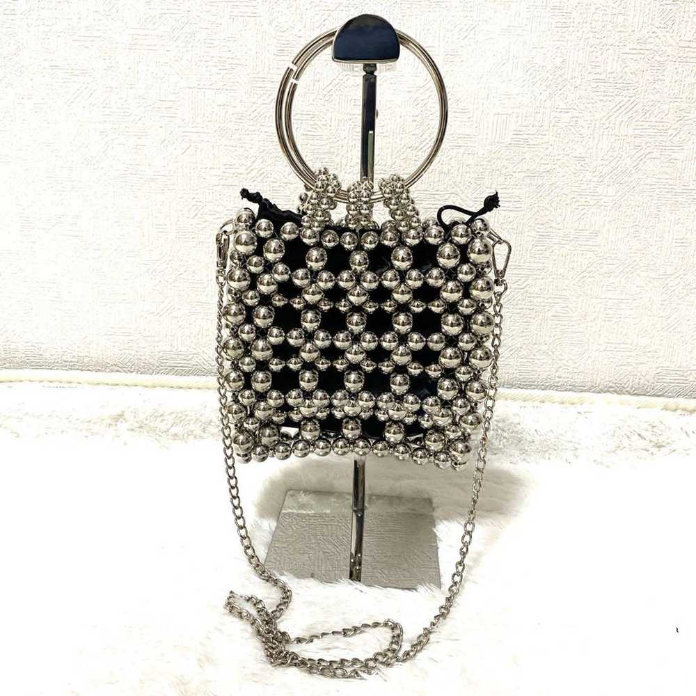 MOUSSY SILVER BEADED MINI BAG Silver - image 10