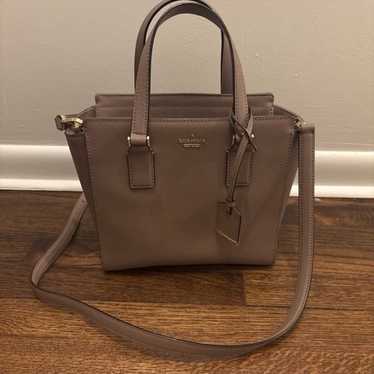 Kate Spade Taupe Satchel Handbag