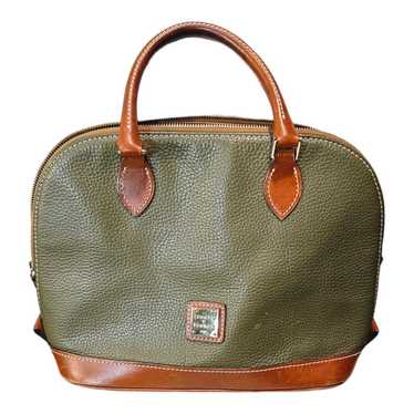 Dooney & Bourke Green and Tan Handbag