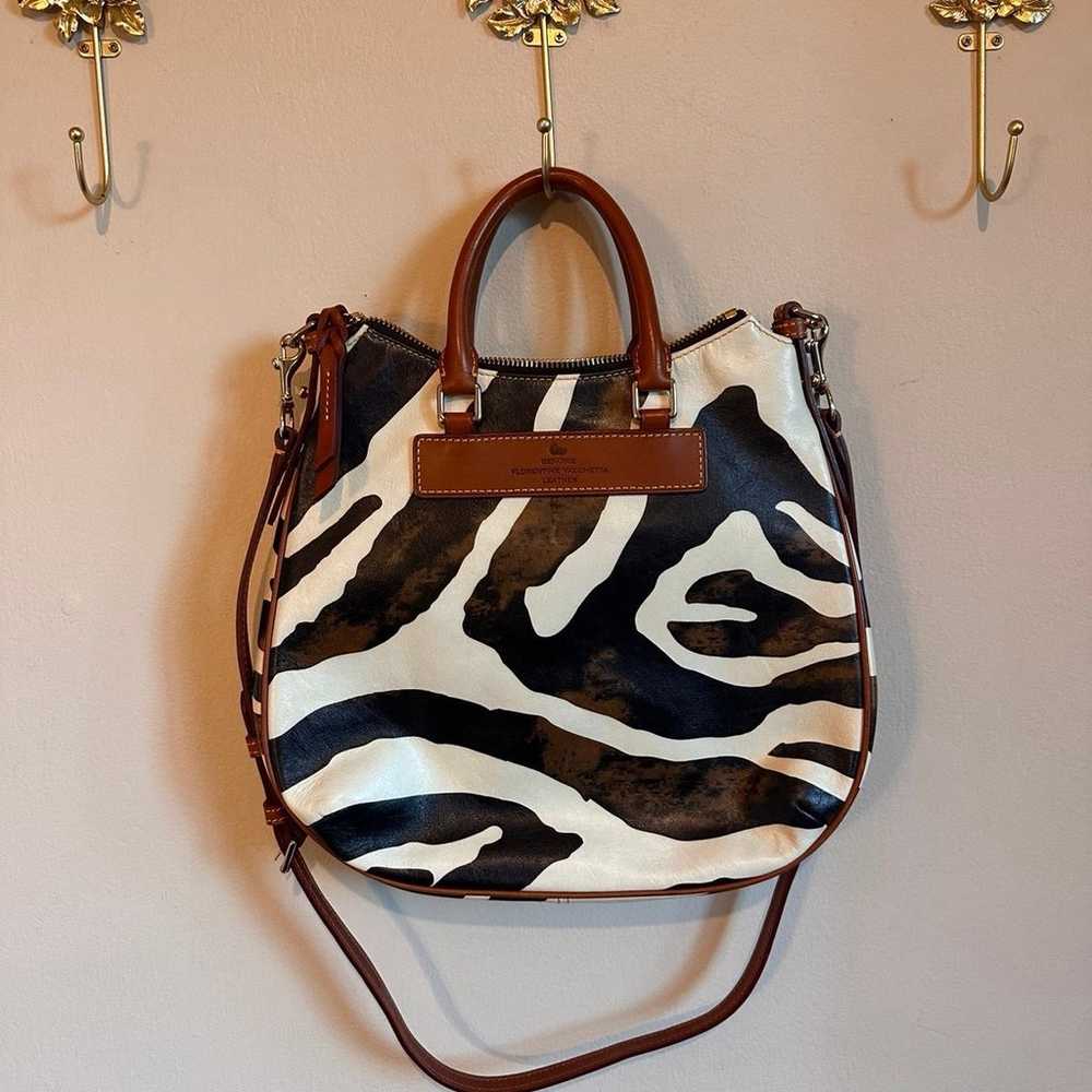 Dooney and Bourke Zebra Print Bag - image 4