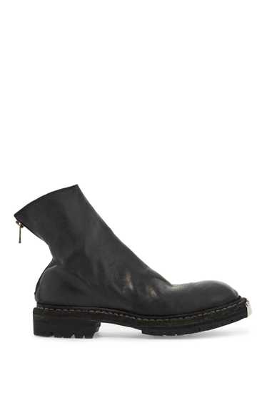 Guidi Black Horse Leather High Zip Boots - image 1