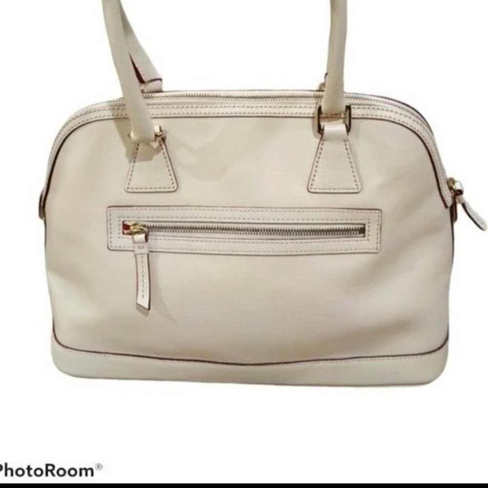 Dooney & Bourke cream color Domed Satchel - image 2