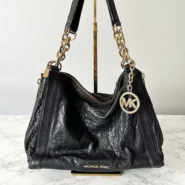 Michael Kors Stanthorpe Black Supple Tumbled Leat… - image 1