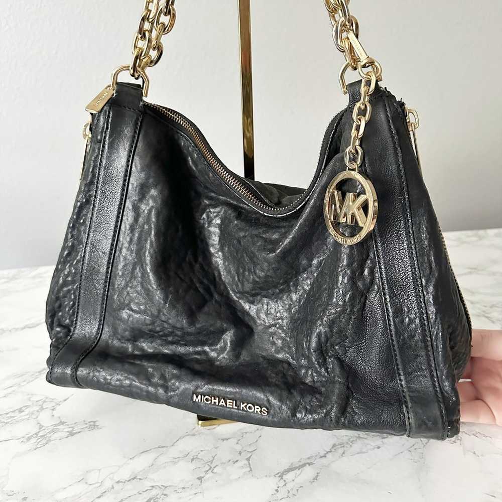 Michael Kors Stanthorpe Black Supple Tumbled Leat… - image 3